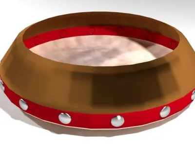 Musical Instrument Kompang 3D model