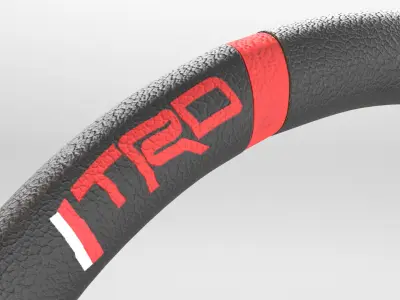  Car Steering Wheel 3D model