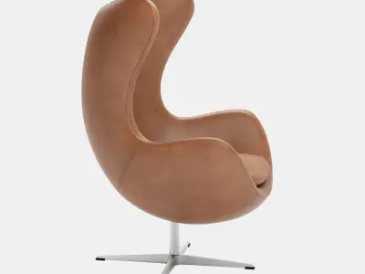 EGG Chair Arne Jacobsen Fritz Hansen 3D model