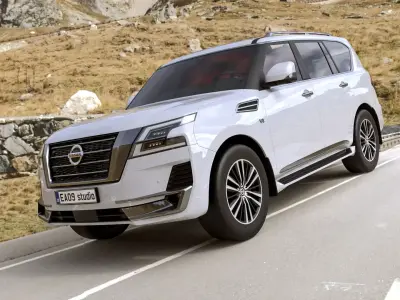 2022 Nissan Patrol Platinum 3D model