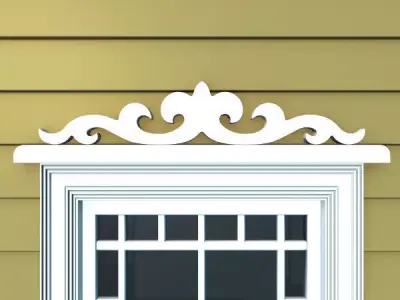 Window Header 1 3D model