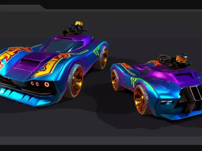 TECNO ROADS - SPIDER Low-poly 3D model