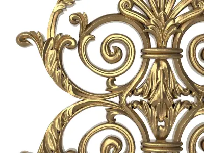 decorative pattern ready for 3D printing 3D model 10