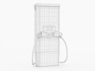 Tritium RTM75 75Kw DC Fast Liquid Cooled EV Charger 3D model