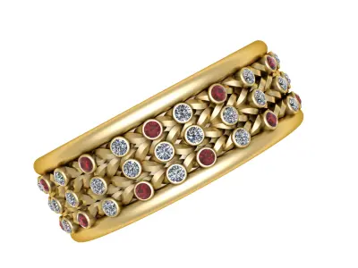 LUXURY VINTAGE RING 3D PRINTABLE MODEL 3D print model