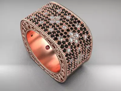 Roberto Coin VENETIAN PRINCESS RING 3D print model