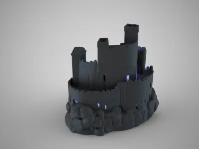 Aquarium Castle 2 3D print model
