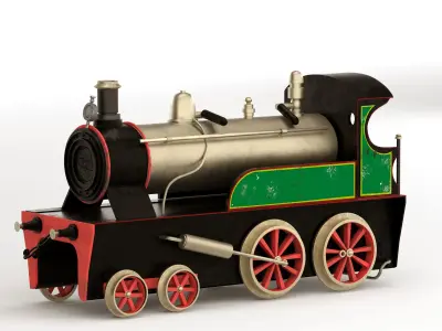 old trian toy 3D model