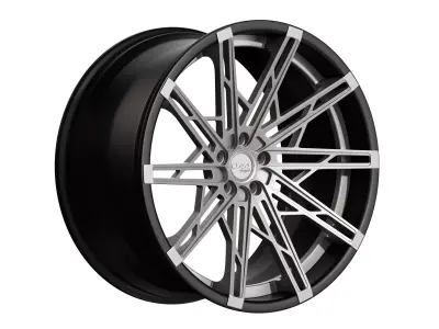 QUANTUM ZF-5 TWO PIECE CAR RIM 3D model