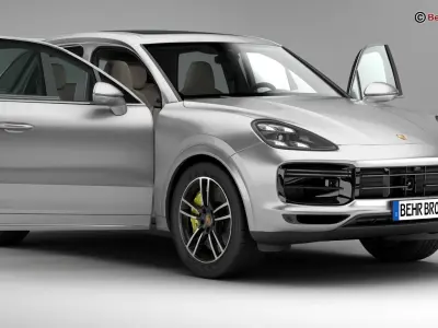 Porsche Cayenne Turbo 2018 3D model