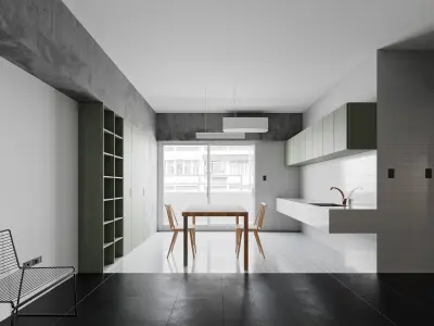Modern Apartment 3D Model 3D model purchase