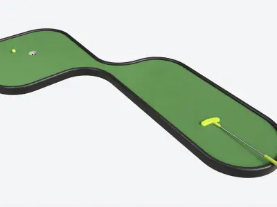 Miniature Golf Course 07 3D model