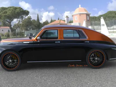 Pobeda Victory GAZ M20 remake Free 3D model