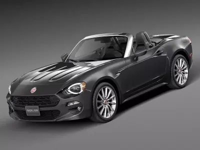 Fiat 124 Spider 2017 3D model