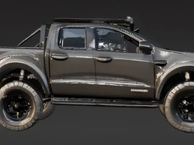 Ranger Baja Extreme Inspired Low-poly 3D model