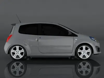 Renault Twingo Low-poly 3D model