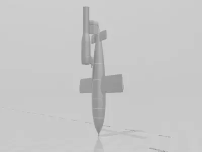 German V1 Missile FIesler Fi103 3D print model