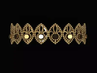 Arabic Tire Ring 3D print model