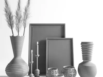 Decorative set 005 3D model