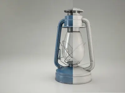 Kerosene lamp free Free 3D model