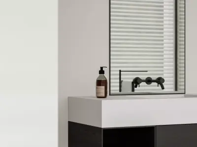 modern bathroom interior scenes 14 3D model