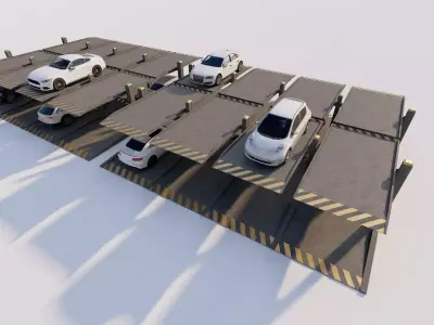 Parking-Parking Lot 3D model