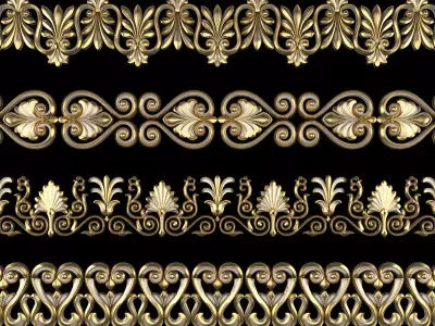 Path Ornament Pack 04 3D model