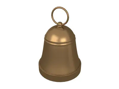 Bell v2 007 Low-poly 3D model