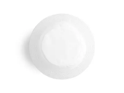 White Bucket Hat - summer head wear panama 3D model