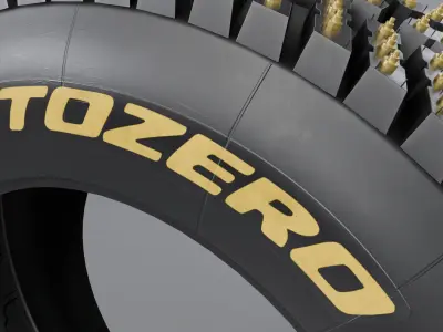 Pirelli IceSottoZero J1 WRC snow tire 3D model