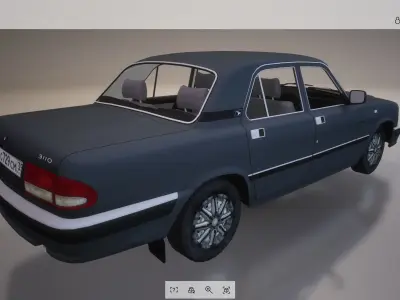 Lowpoly Car 06 Low-poly 3D model