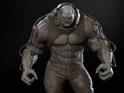 UrbanZombie 6 for pack Low-poly 3D model