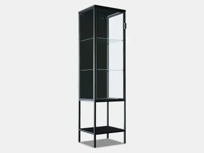 RUDSTA Glass-door cabinet 3 Low-poly 3D model