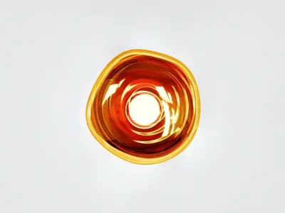 TOM DIXON MELT LED SURFACE LIGHT - Hight Poly and lowPoly Low-poly 3D model