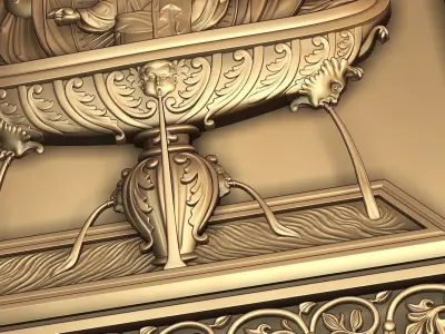 The Mother of God of the Life-giving Spring 3D model