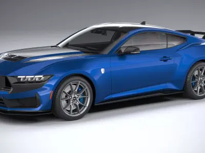 Mustang Dark Horse 2024 3D model