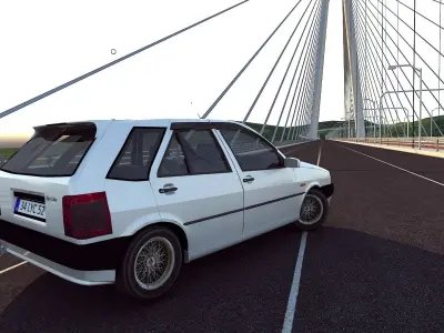 1989-2001 Tipo Detailed Full Model Low-poly 3D model