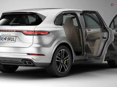Porsche Cayenne Turbo 2018 3D model
