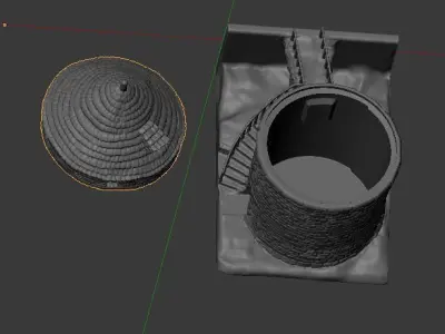 TOWER PIGEON LOFT 3D print model