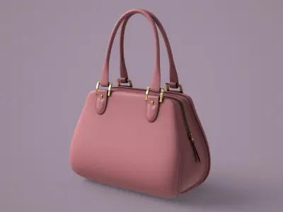 Hand Bag Game Ready Low-poly 3D model