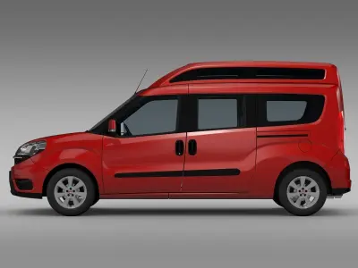 Fiat Doblo HighRoof Maxi 263 2017 3D model
