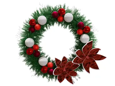 Christmas Wreath 3D model