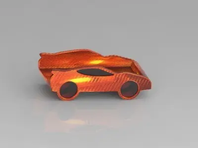 soap box derby car soap box derby soap box car kit soap Low-poly 3D model