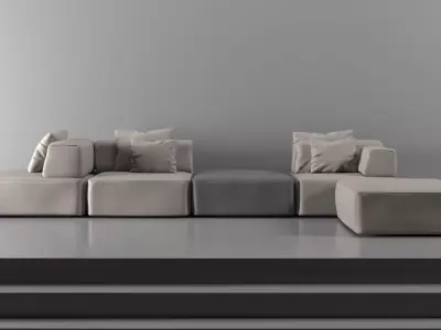 Sofa Sollos Free 3D model