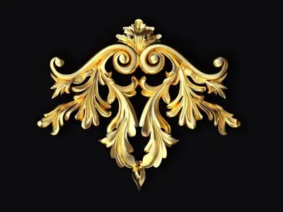 Collection 30 high quality center decors for furniture ornaments 3D model