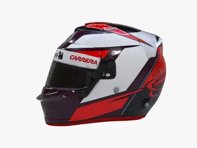 Raikkonen helmet 2019 Low-poly 3D model