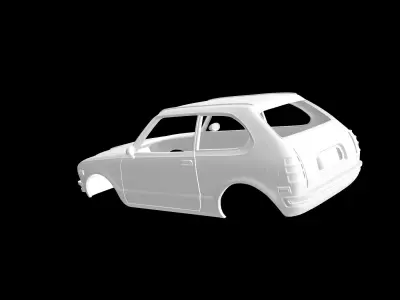 GenericJapanese Hatchback 1976 3D print model
