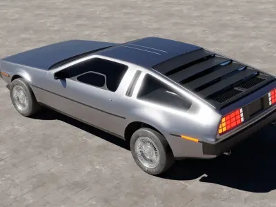 DeLorean DMC-12 3D model