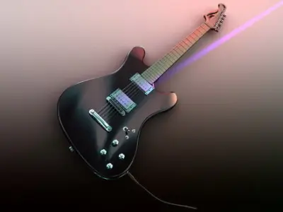 Electric Guitar Free 3D model purchase