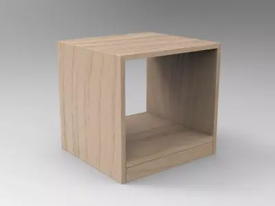 Toto Stool Low-poly 3D model